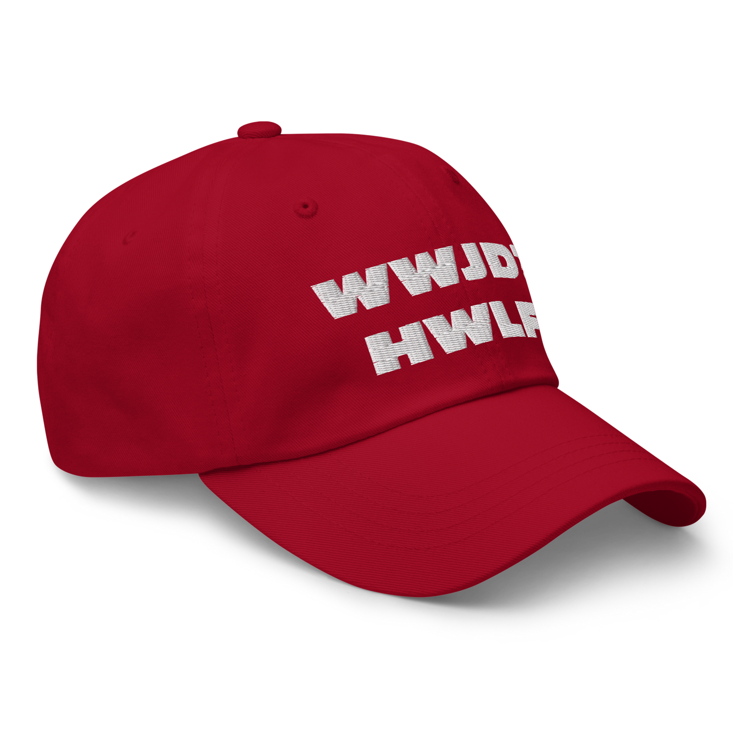 Dad Hat – WWJD? HWLF (11 colors)