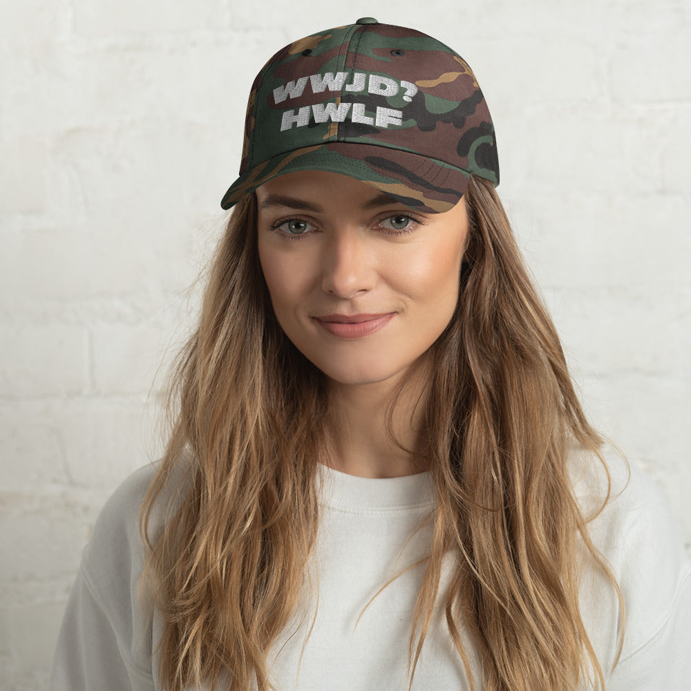 Dad Hat – WWJD? HWLF (11 colors)