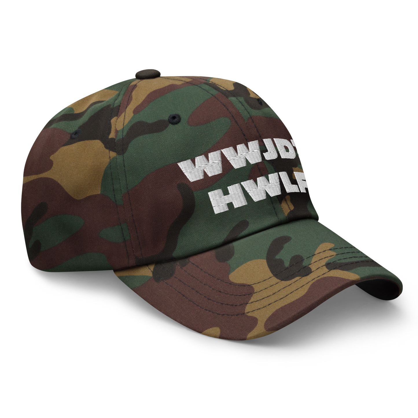Dad Hat – WWJD? HWLF (11 colors)