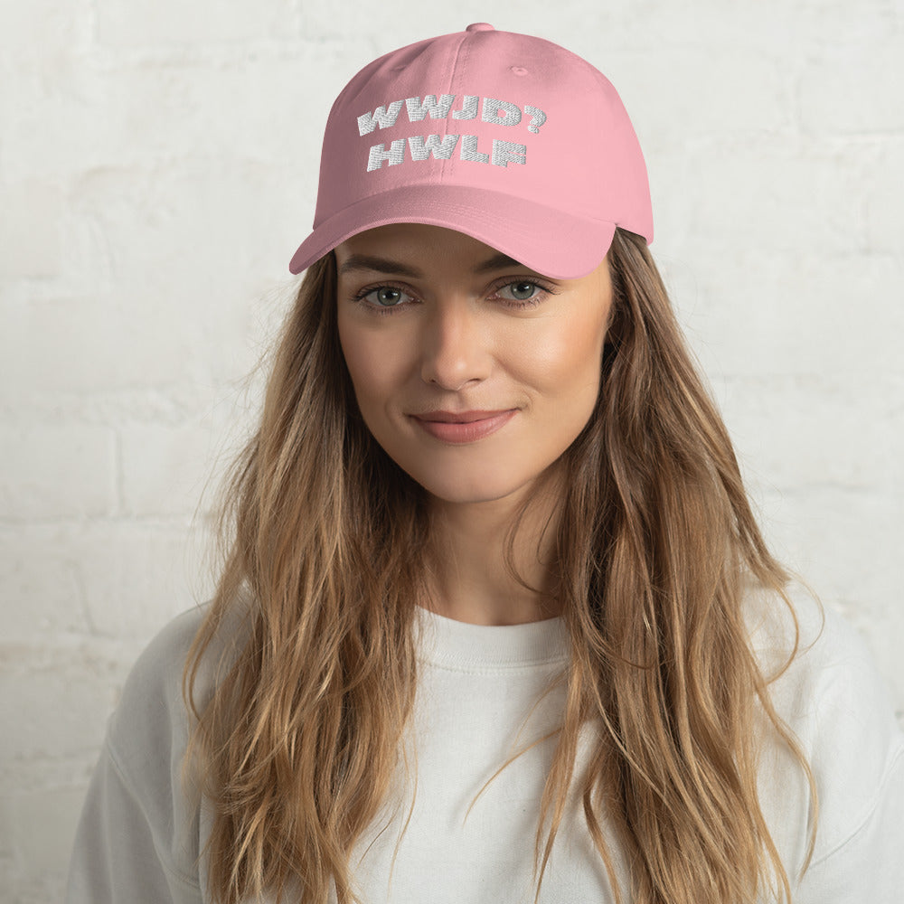 Dad Hat – WWJD? HWLF (11 colors)
