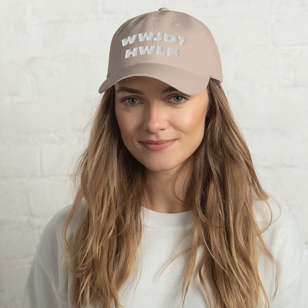 Dad Hat – WWJD? HWLF (11 colors)