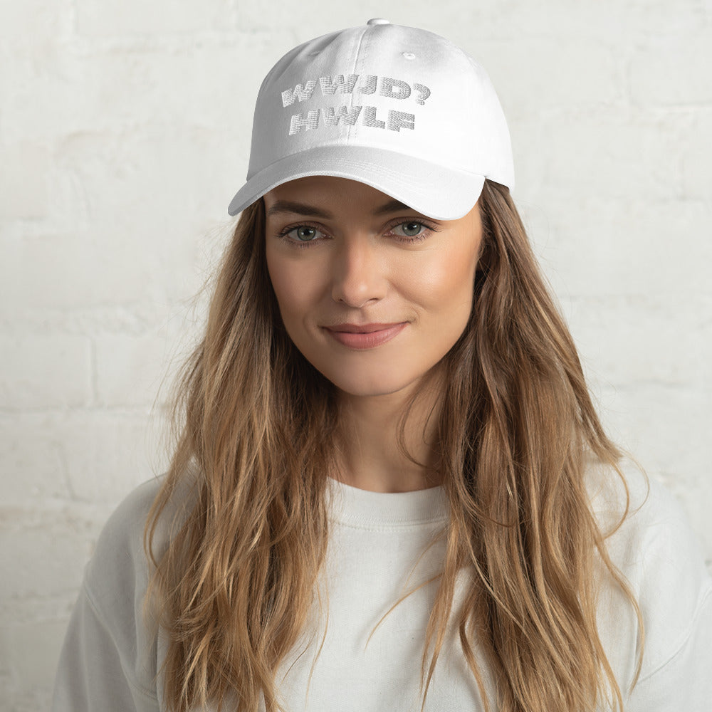 Dad Hat – WWJD? HWLF (11 colors)