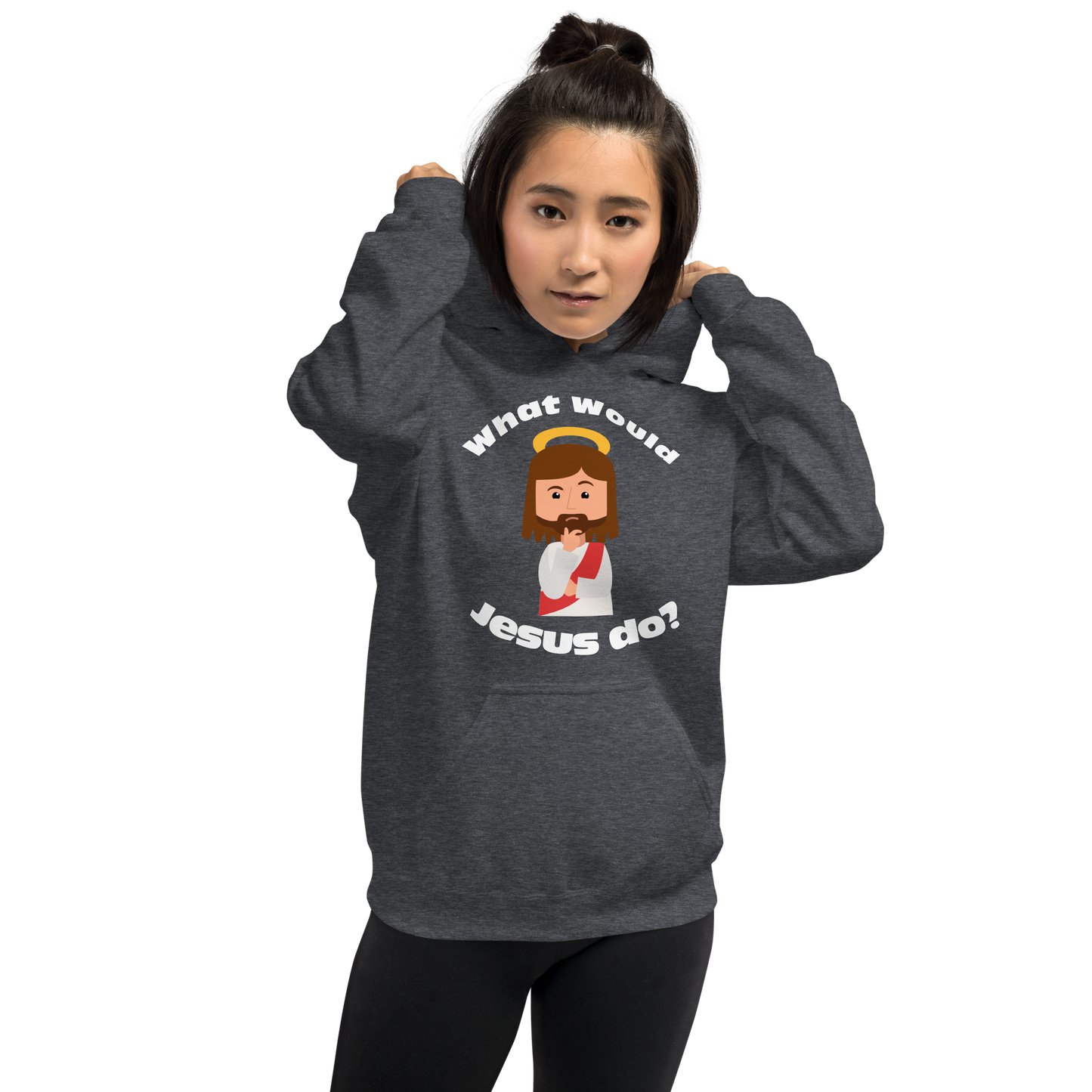 Unisex Hoodie – What would Jesus do? (14 colors)