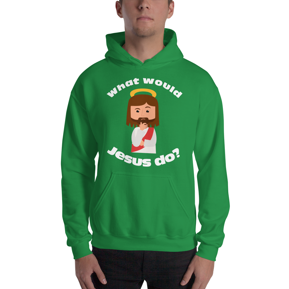 Unisex Hoodie – What would Jesus do? (14 colors)