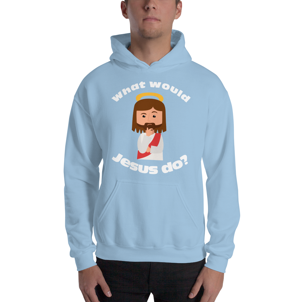 Unisex Hoodie – What would Jesus do? (14 colors)