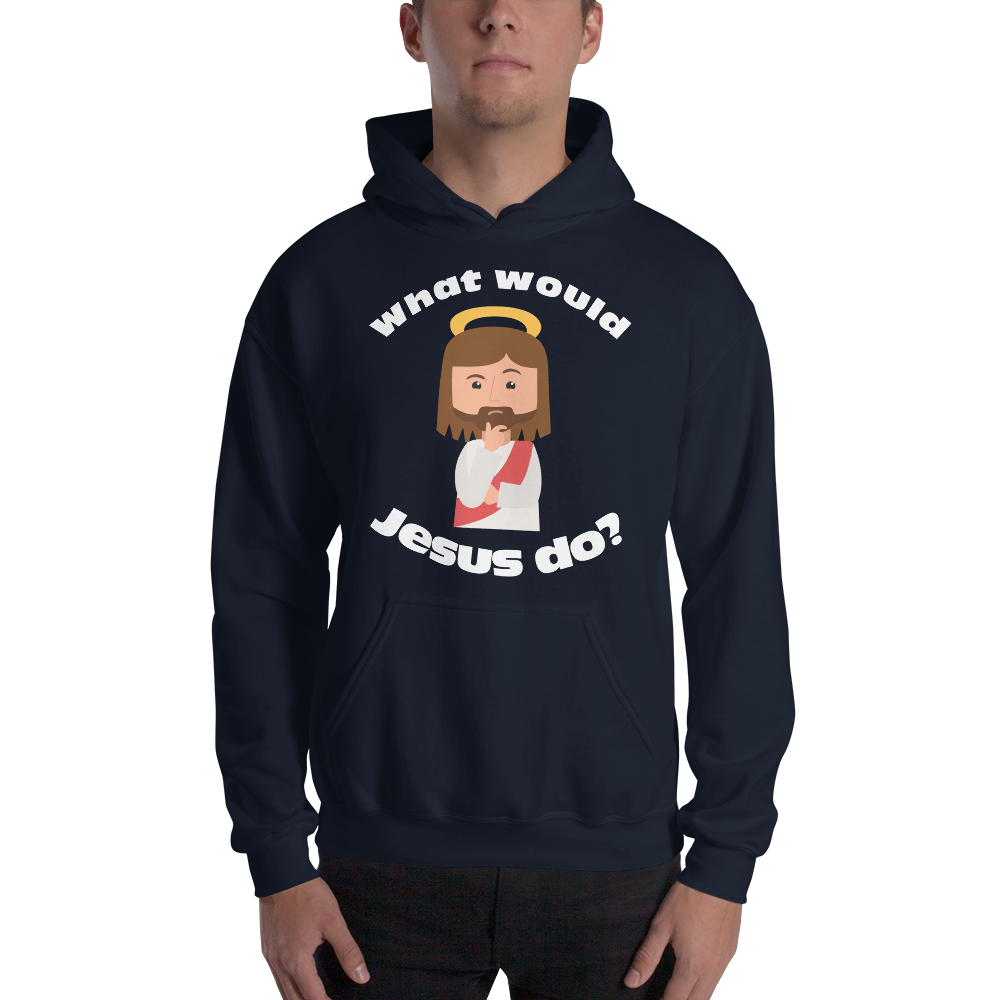 Unisex Hoodie – What would Jesus do? (14 colors)