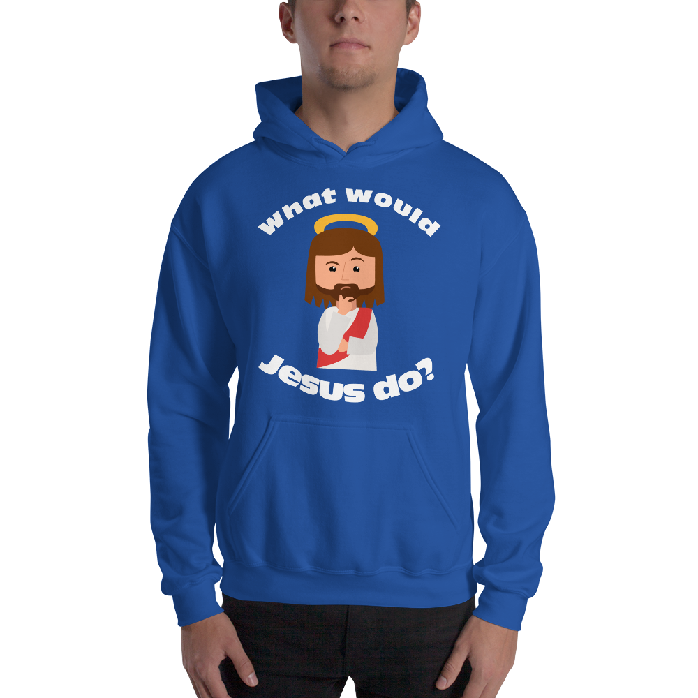 Unisex Hoodie – What would Jesus do? (14 colors)