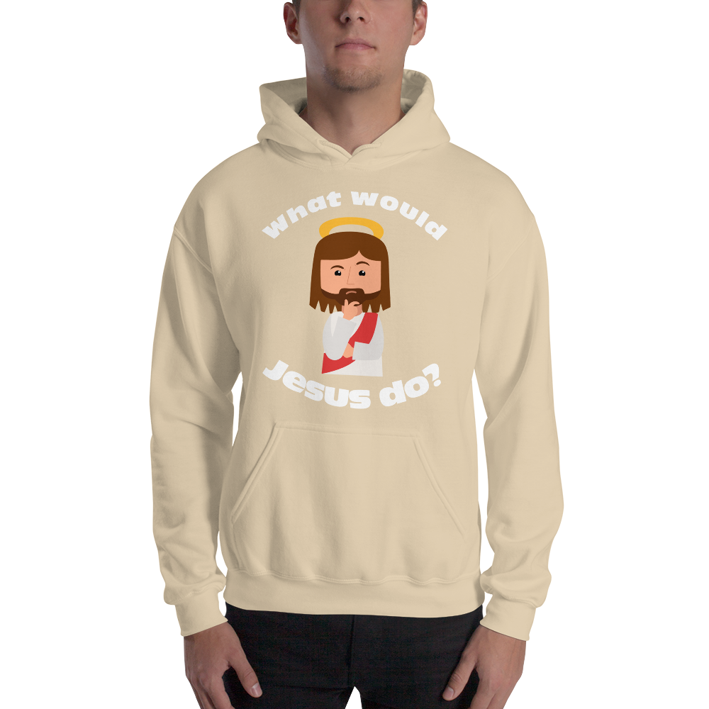 Unisex Hoodie – What would Jesus do? (14 colors)