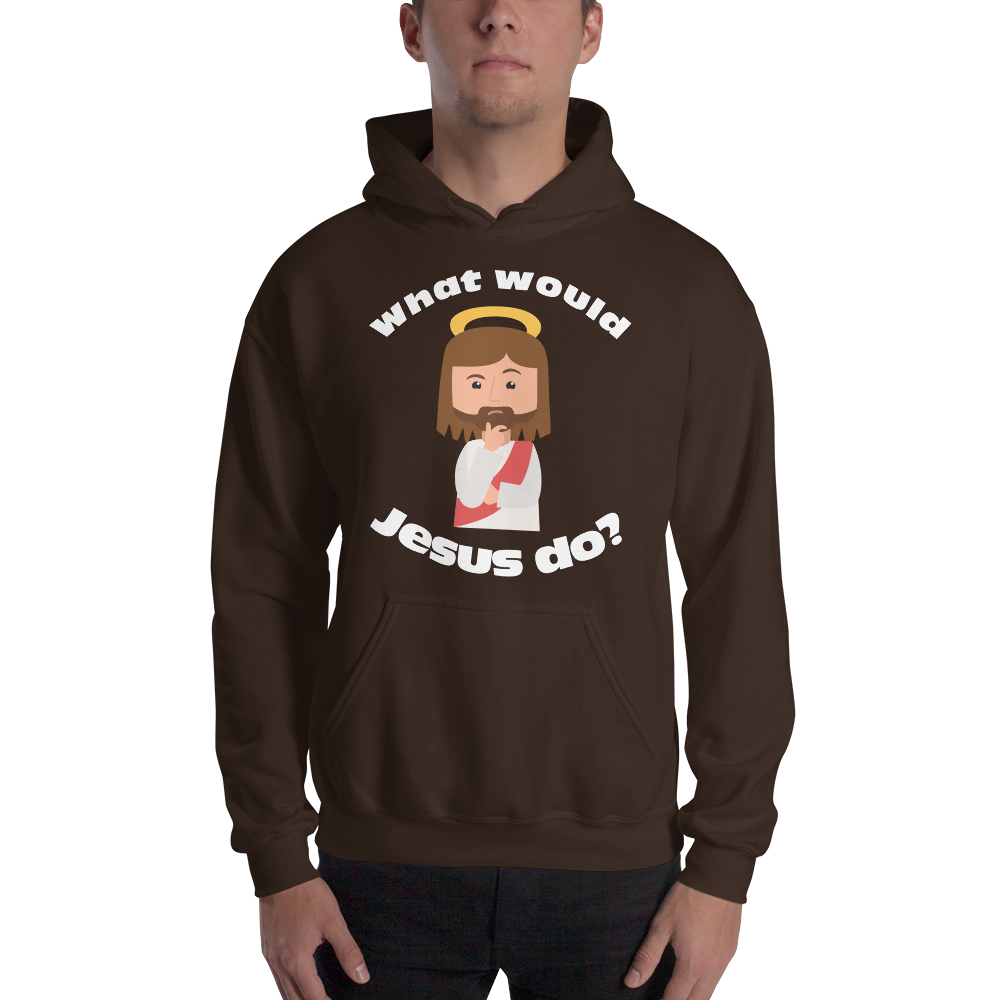 Unisex Hoodie – What would Jesus do? (14 colors)