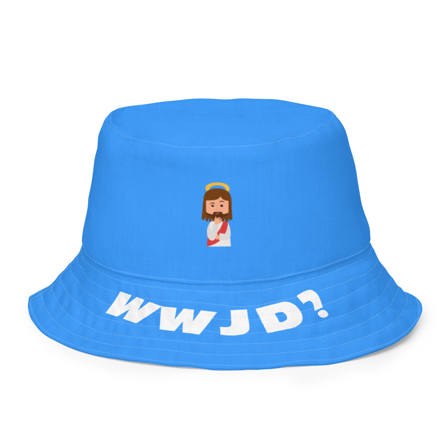 Reversible Bucket Hat – WWJD? Turn it into wine!