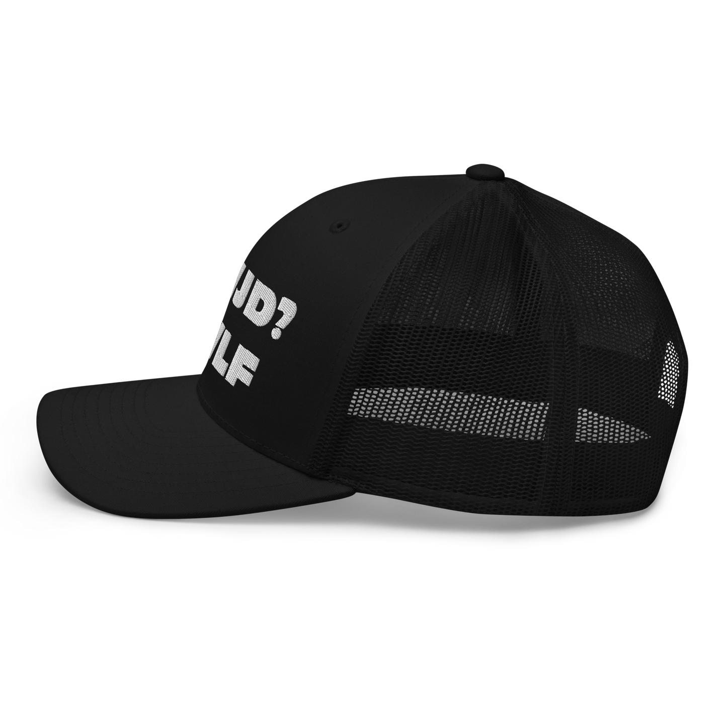 Trucker Cap – WWJD? HWLF (13 variations)