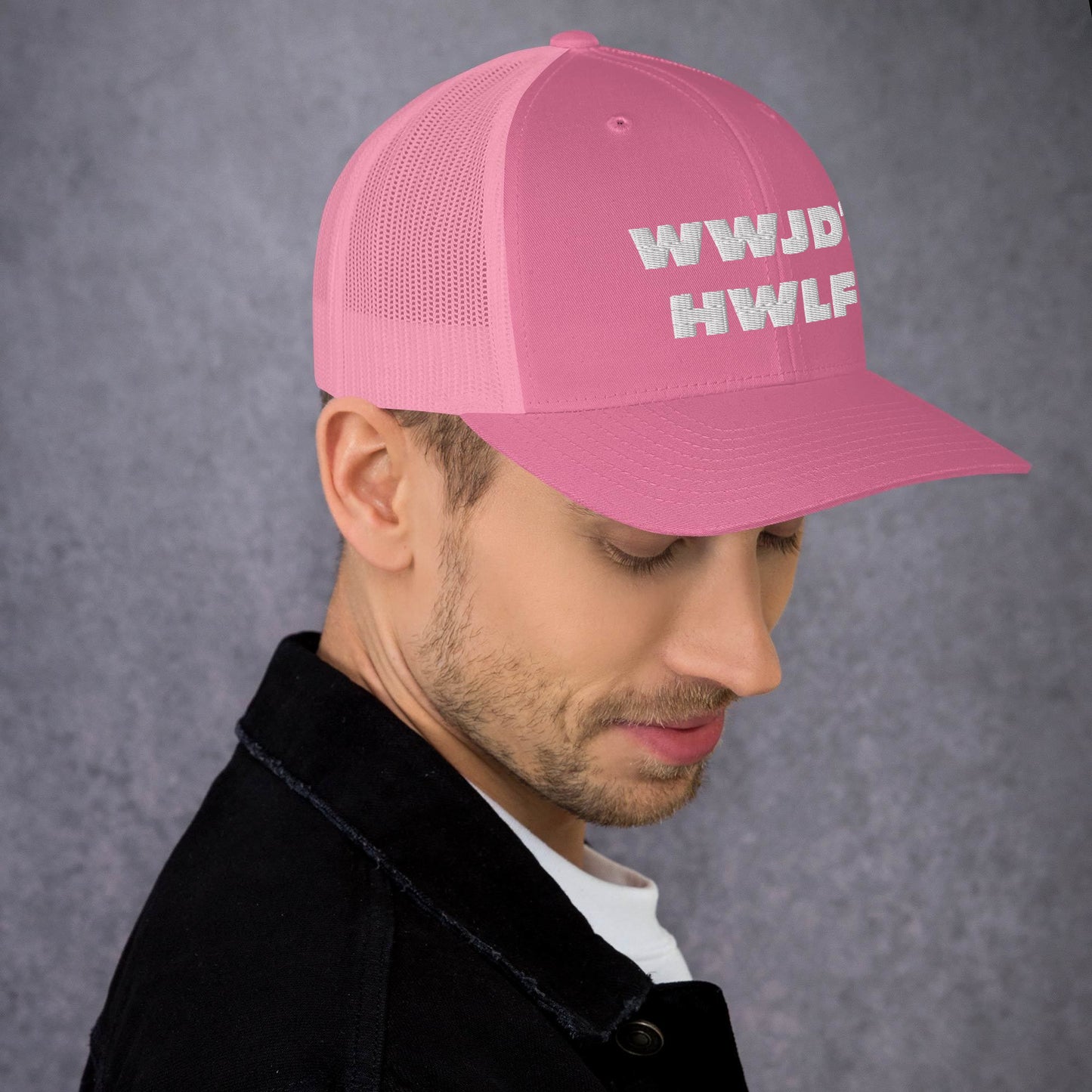 Trucker Cap – WWJD? HWLF (13 variations)