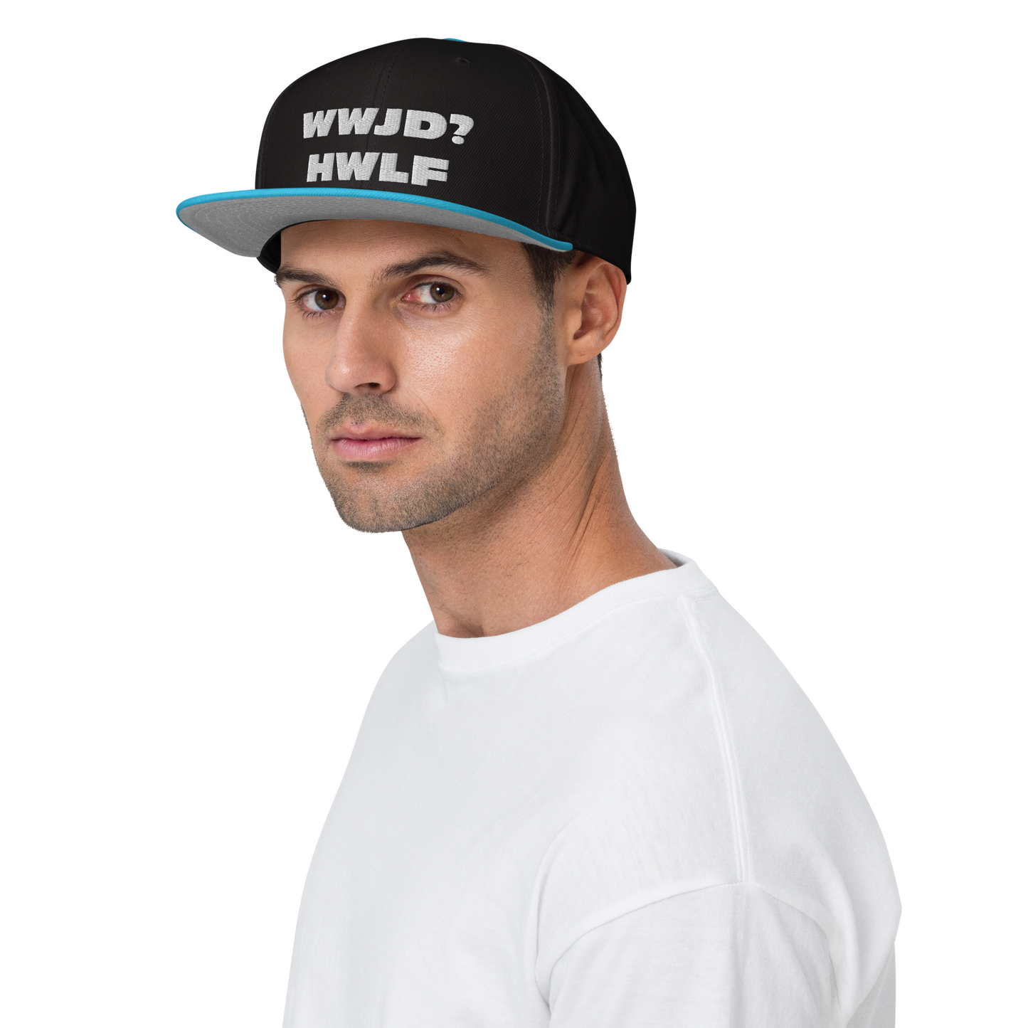 Snapback Hat – WWJD? HWLF (17 variations)