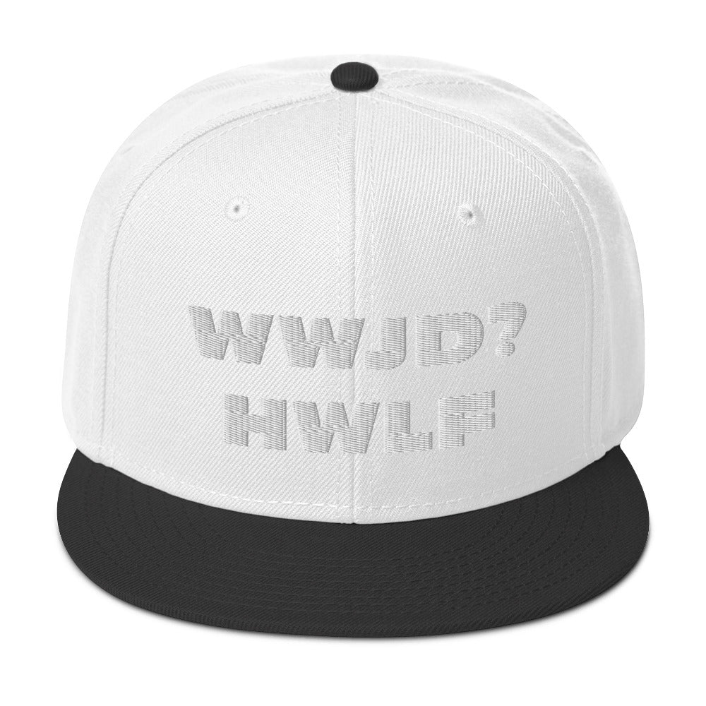 Snapback Hat – WWJD? HWLF (17 variations)