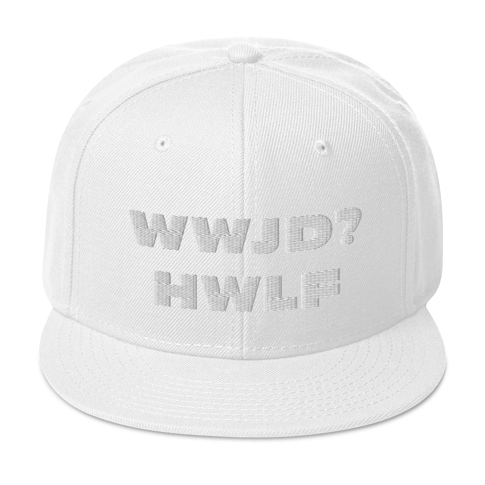 Snapback Hat – WWJD? HWLF (17 variations)