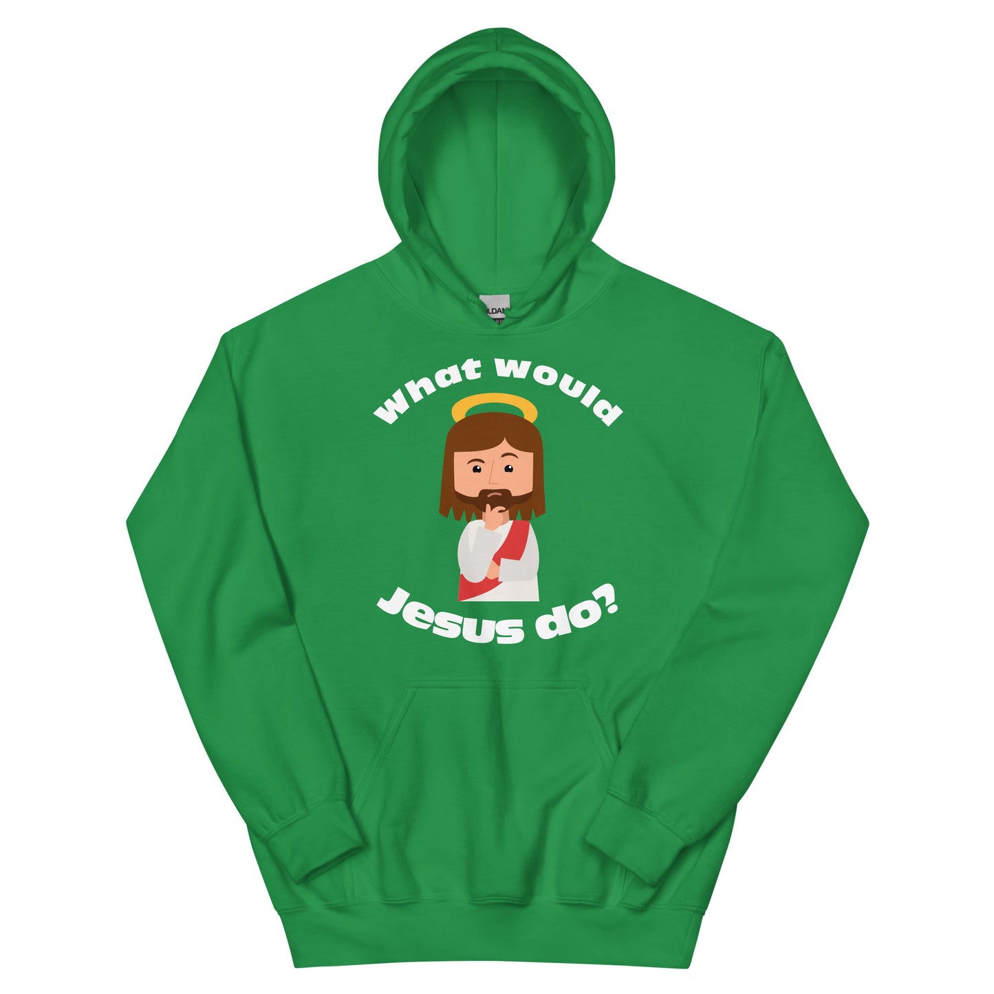 Unisex Hoodie – What would Jesus do? (14 colors)