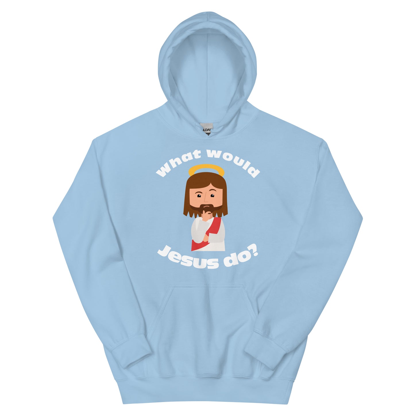 Unisex Hoodie – What would Jesus do? (14 colors)