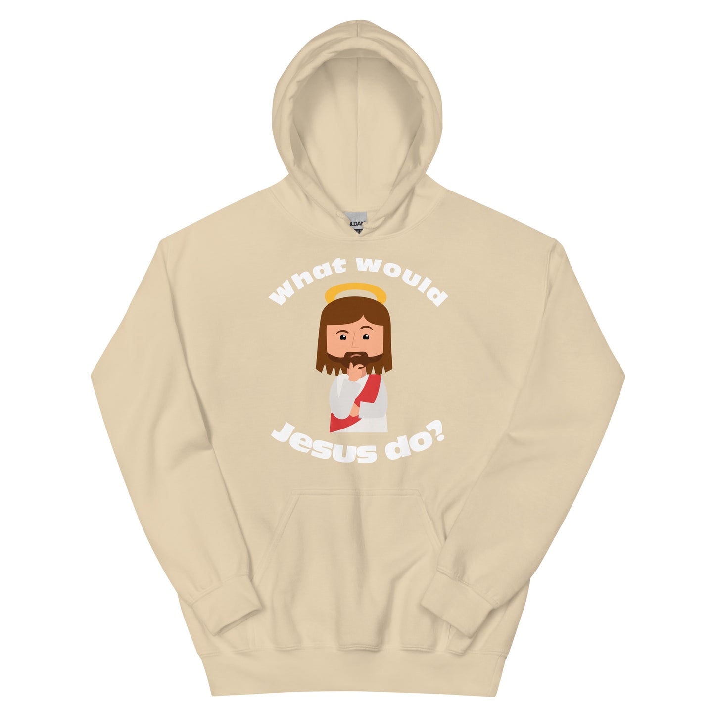 Unisex Hoodie – What would Jesus do? (14 colors)