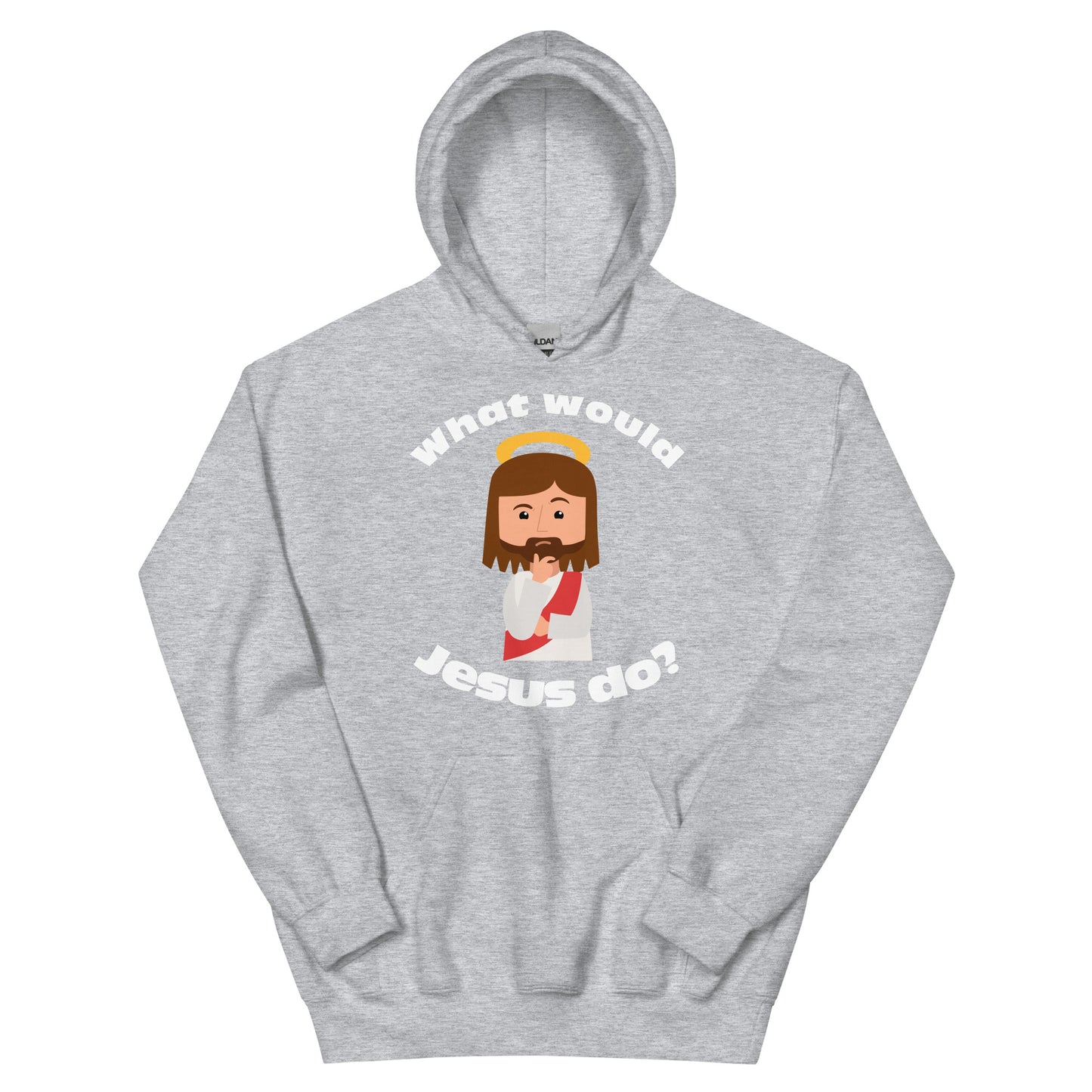 Unisex Hoodie – What would Jesus do? (14 colors)